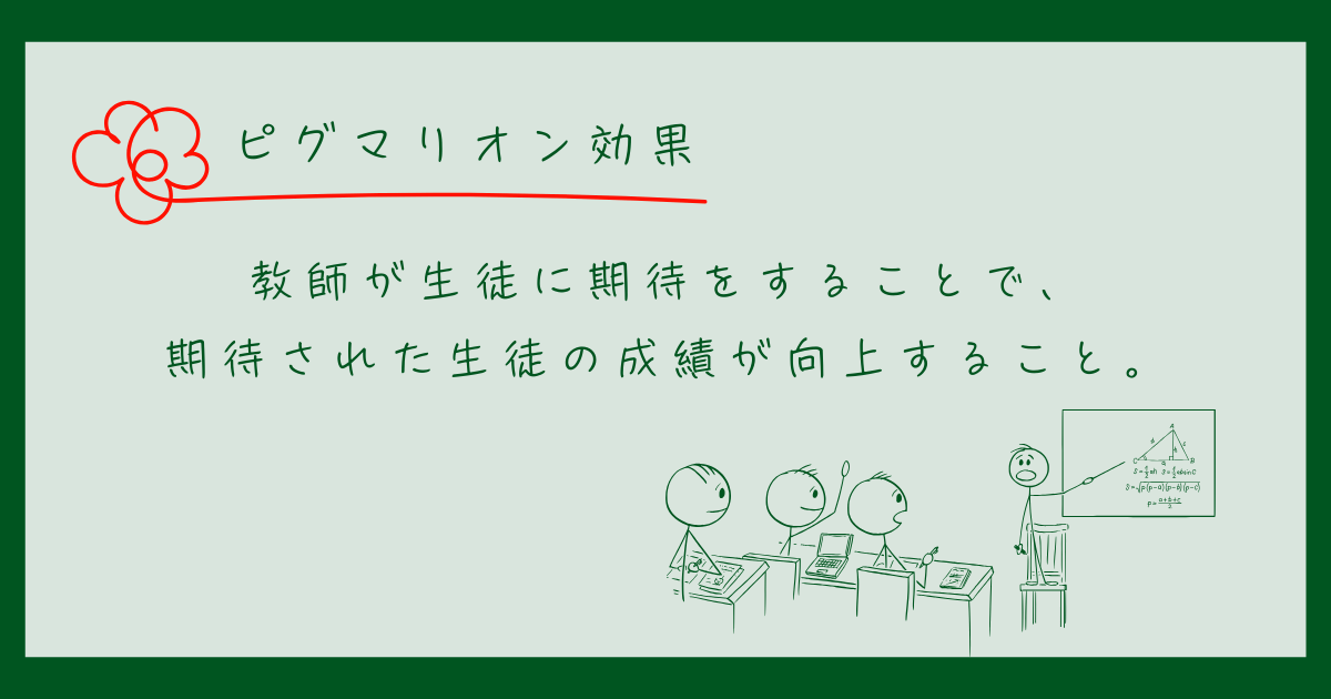 ピグマリオン効果