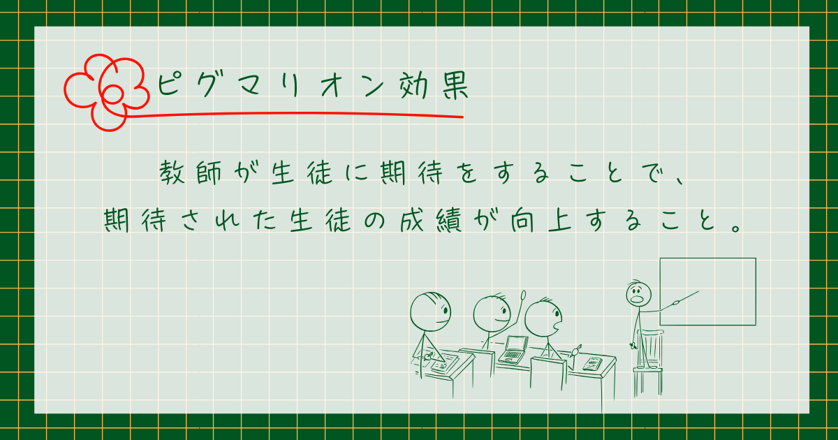 ピグマリオン効果