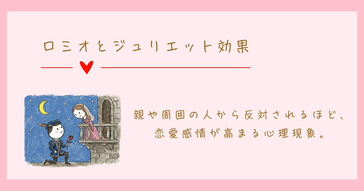ロミオとジュリエット効果