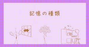記憶　心理学