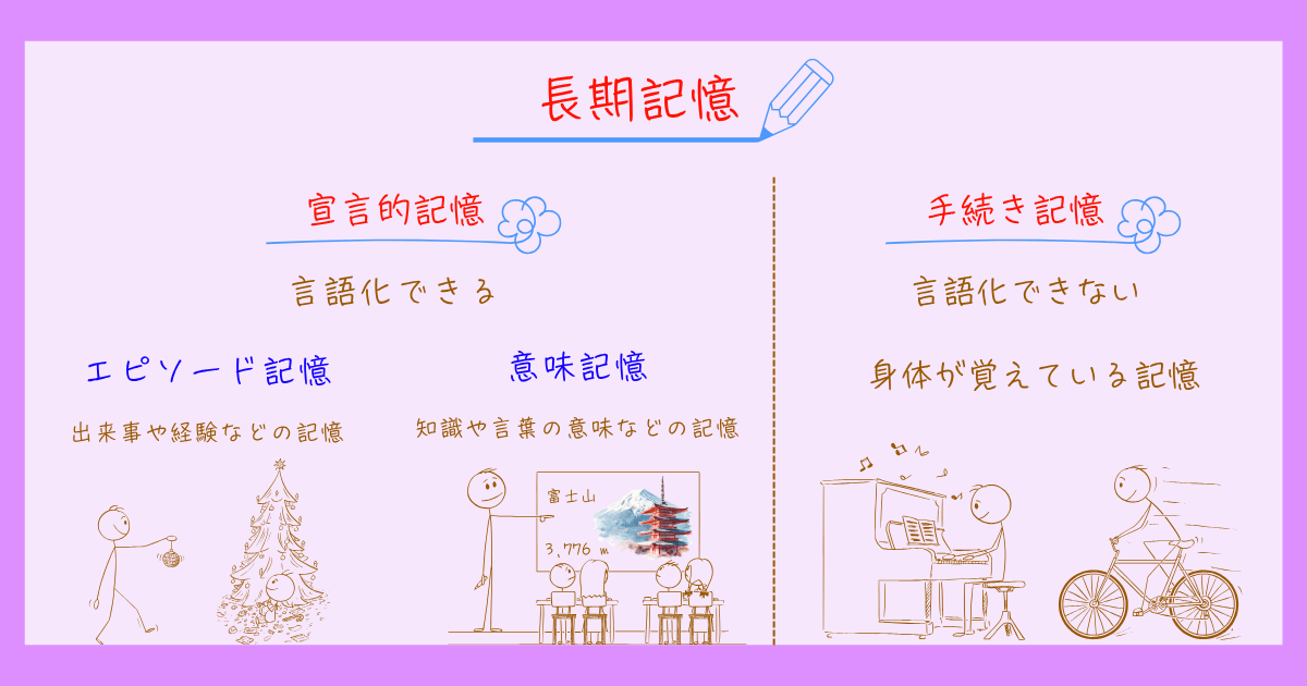 認知心理学 長期記憶
