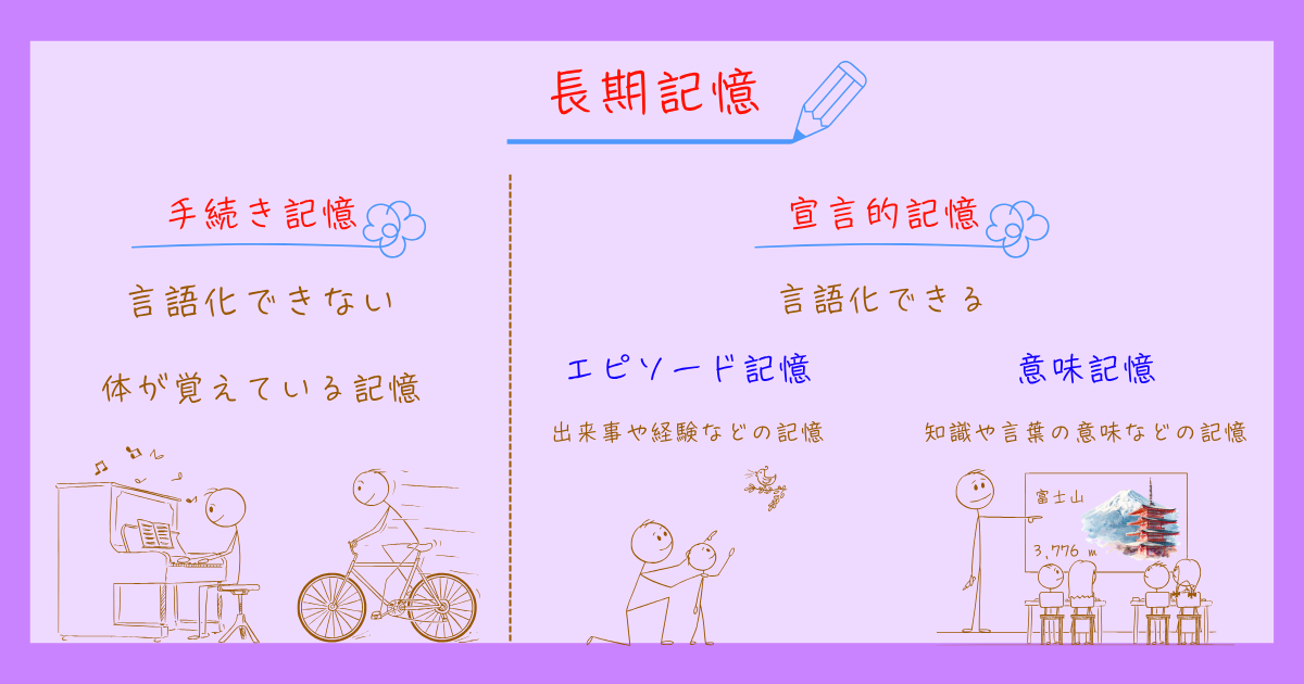 長期記憶　心理学