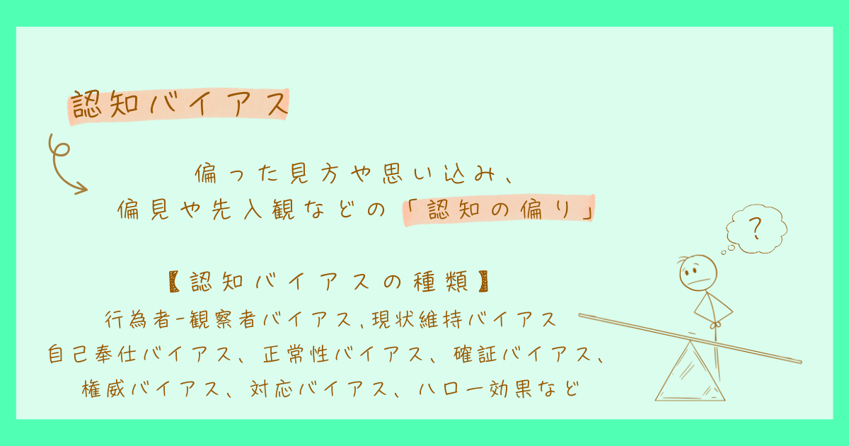 認知バイアス　心理学