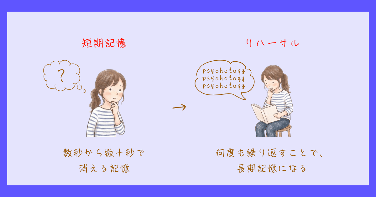 ワーキングメモリ　短期記憶　認知心理学