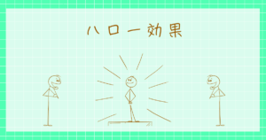 ハロー効果　ステレオタイプ　社会心理学