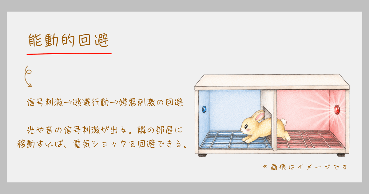 逃避学習 回避学習 学習の二要因説 マウラー 学習心理学 オペラント条件づけ スキナー