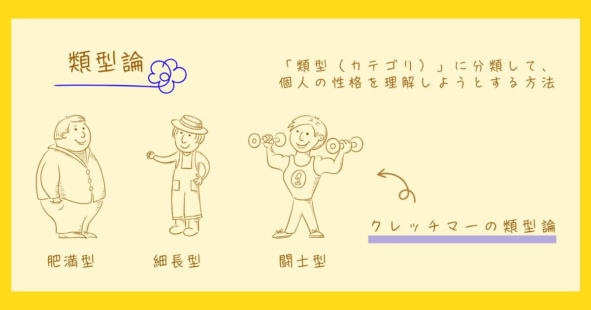類型論 クレッチマー パーソナリティ心理学