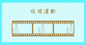 仮現運動　心理学　誘導運動　自由運動　β運動