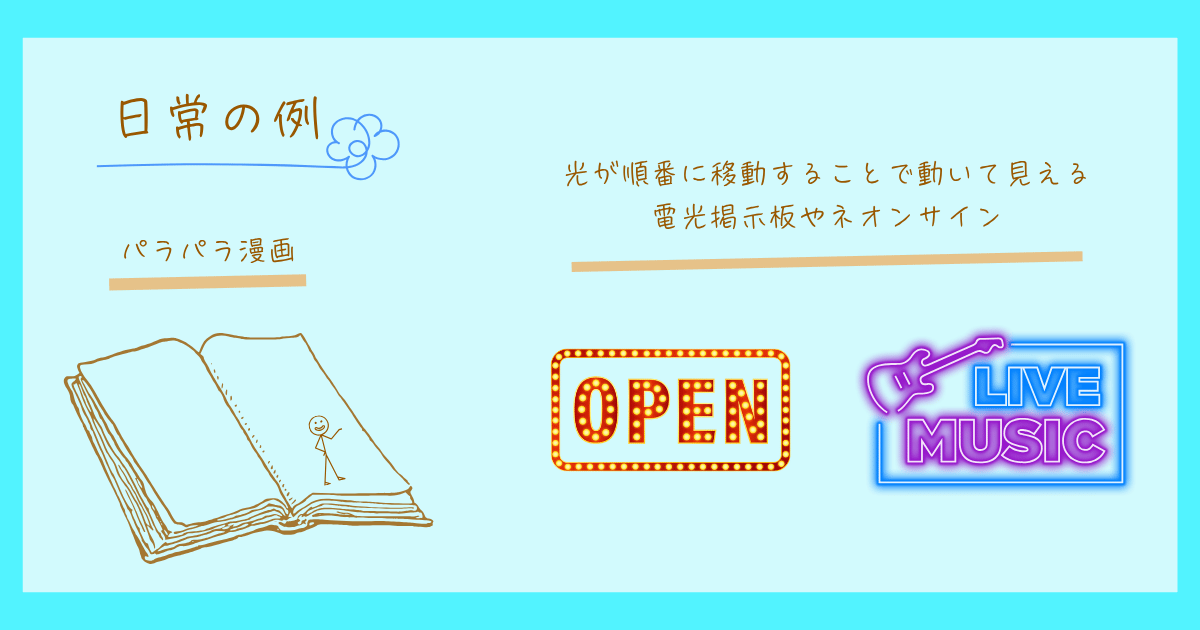 仮現運動 心理学 誘導運動 自由運動 β運動